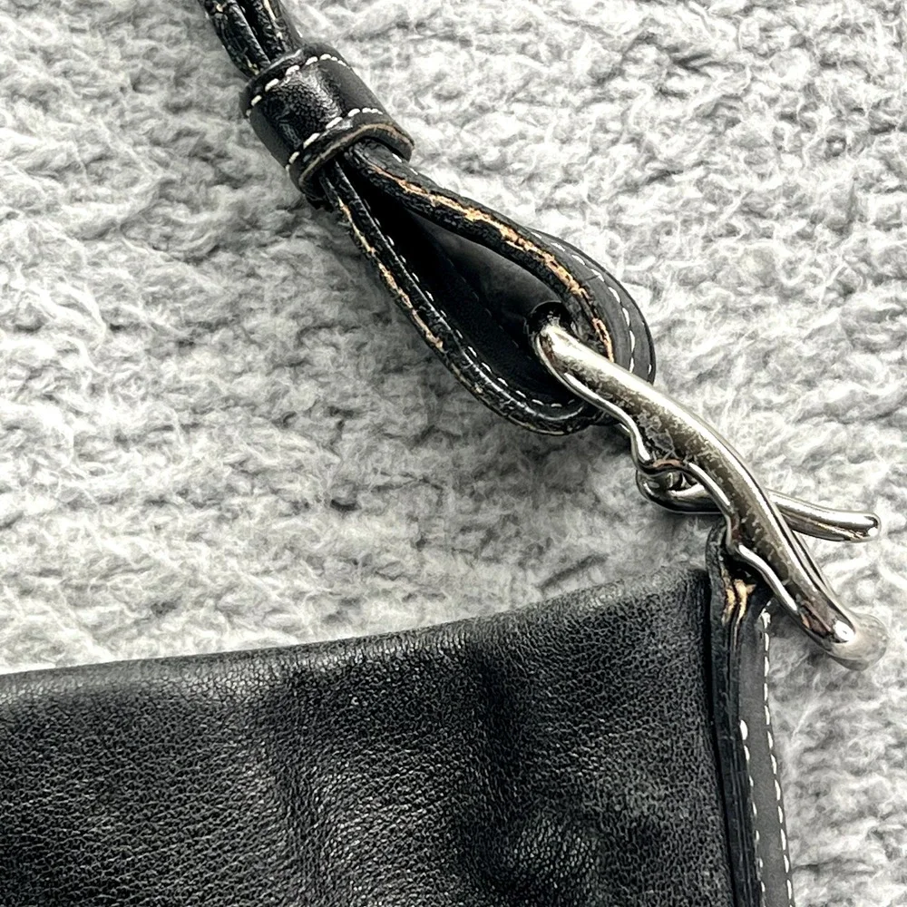 Vintage Coach‎ Soho L052-1416 Black Leather Bag Hobo Shoulder Purse